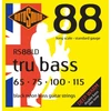 Image de Tru Bass 88 RS88LD Black Nylon Flatwound 65115