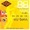 Image de Rotosound 88S Tru Bass 88 jeu de cordes guitare basse 60-115 short scale