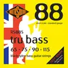 Image de Rotosound RS88S Tru Bass 88 Rs88S Black Nylon Flatwound Short 65/115