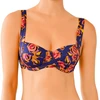 Image de Huit - Haut de maillot de bain Rose bleu/rouge 100 D