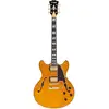 Image de D'Angelico Excel DC XT stoptail Vintage Natural Quilt guitare hollow body