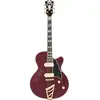 Image de D'Angelico Deluxe 59 Trans Wine guitare semi-hollow body avec étui