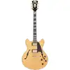 Image de D'Angelico Deluxe DC Stopbar Satin Honey guitare semi-hollow body avec étui