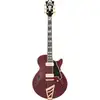 Image de D'Angelico Deluxe SS Stairstep Trans Wine guitare semi-hollow body avec étui