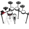 Image de Alesis Nitro Ultimate Batterie Électronique avec Pads Maillés à Double Zone, Charleston Autonome, 640 Sons BFD Authentiques et 52 Kits, Bluetooth, Drumeo, USB MIDI, Compatible Double Grosse Caisse