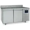 Image de Table Réfrigérée Pâtisserie 2 Portes 600X400 mm, Plan En Granite, -2°/+8°C - Wifi - Virtus - BNZ0001/FN