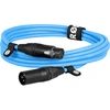 Image de Câble XLR Premium XLR3M-B bleu