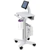 Image de Ergotron StyleView Tablet Cart, SV10 Aluminium, Blanc Tablette Panier multimédia