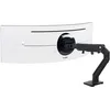 Image de Ergotron - Bras HX HD gaming : support mono-écran, pour moniteurs incurvés 1000R jusqu'à 49 pouces, 12,7-19,1kg, VESA   Pivot HD, Noir mat. (45-647-224)