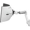 Image de Ergotron - Bras HX HD VHD : Support Mural Mono-écran, pour moniteurs incurvés 1000R jusqu'à 57 Pouces, 13-17kg, VESA   Blanc (45-694-216)