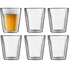 Image de Set 6 verres thermo - BODUM - Canteen - Double paroi - 0.2 l - Transparent