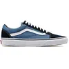 Image de Vans K Classic Slip-on VLYGLCD, Baskets pour enfant, unisexe - Noir - Bianco E Blu Marino, 36 EU EU