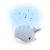 Image de ZAZU Wally The Whale Projecteur de lumière pour bébé avec mélodies apaisantes | battements de coeur, son de l'océan ou musique de salon | Volume variable | Capteur de cri | Arrêt automatique