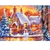 Image de Master Pieces Holiday - Le Chalet du Bonhomme de Neige - Glitter Puzzle