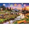 Image de Master Pieces Art Gallery - Feux D'Artifice Sur La Montagne