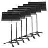 Image de Manhasset Lot de 6 Pupitres Concertino Noir