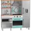 Image de KidKraft Cuisine Enfant en Bois Gourmet Chef, Dinette incluant Accessoires, ustensiles, Machine à glaçons, Jeu d'imitation, Jouet Enfant dès 3 Ans, 53421