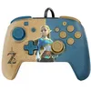 Image de Manette filaire Pdp Faceoff Deluxe+ Audio Zelda légendaire pour Nintendo Switch Marron et bleu en occasion ou reconditionné