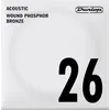 Image de Dunlop DAP26 - Corde de guitare acoustique au détail - Filé rond 26