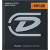 Image de Dunlop DBS40120 Stainless Steel Light 40-120 pour basse 5 cordes