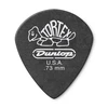 Image de Dunlop 482P73 - Tortex Pitch Black Jazz III Guitar Pick 0,73mm X 12