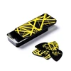 Image de Dunlop Pick Tin - EVH VhII Black/Yellow 0,60mm Max-Grip