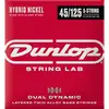 Image de Dunlop DBHYN45125 String Lab Dual Dynamic Hybrid Nickel jeu de cordes .045-.125 faible tension pour basse 5 cordes