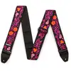 Image de Dunlop JH22 Jimi Hendrix Blacklight Monterey Pink Strap sangle guitare en édition limitée
