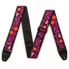 Image de Dunlop JH22 Sangle Jimi Hendrix Blacklight Monterey Pink