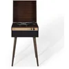 Image de Crosley Jasper CR6236A-WA Tourne-Disque Vinyle Bluetooth entrée/Sortie à 3 Vitesses avec Haut-parleurs intégrés et Pieds Amovibles, Noyer