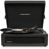 Image de Crosley Voyager Tourne-Disque avec 2 Haut-parleurs, entrée et Sortie Bluetooth et AUX - Tourne-Disque rétro à 3 Vitesses - pour vinyles de 7", 10" et 12" - Portable avec étui intégré - Noir