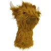 Image de Daphne's Headcovers - Couvre-Club de Golf en Forme de Vache des Highlands, Marron