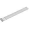 Image de Zipp CX-Sprint Lot de 3 rondelles hexagonales pour Rayons, Embouts et rondelles en Titane Noir 274 mm
