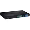 Image de TRENDnet, TPE-1620WS, Commutateur Web Intelligent Gigabit PoE+ 16 Ports avec 2 emplacements SFP partagés, jusqu'à 30 W par Port, Budget de Puissance Total de 185 W, Montage en Rack, Noir