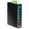 Image de TRENDnet, TI-PG541, Commutateur réseau Gigabit PoE+ Industriel renforcé à 5 Ports, Alimentation 120 W, 1 Emplacement SFP, Indice de Protection IP30, Non géré, Noir