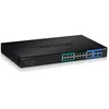 Image de TRENDnet 20-Port Gigabit Web Smart Ultra PoE Switch with 8 x Gigabit UPoE Ports, 8 x Gigabit PoE+ Ports 4 Shared Gigabit Ports (RJ-45 or SFP), VLAN, QoS, IPv6 Support, 370W PoE Power Budget, TPE-204US