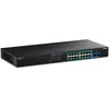 Image de TRENDnet TPE-BG182g Commutateur Gigabit 470-W-PoE++ 18 Ports PoE + 95 W + 8 Ports PoE + 30 W + 2 emplacements Gigabit SFP 470 W, 1U 19"