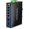 Image de TRENDnet Commutateur industriel multiprise DIN-Rail 6 ports, TI-G5062, 4 ports 2,5 G, 2 ports SFP 10 G, capacité de commutation de 60 Go, protection à vie