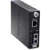 Image de TRENDnet, TFC-1000S20, Convertisseur Fibre Mono-Mode 1000Base-T vers 1000Base-LX (20Km) avec connecteur de Type SC (20 km, 12,4 Miles)