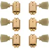 Image de Deluxe Green Key Tuner Set Vintage Gold