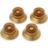 Image de Pièces Detachees Top Hat Knobs Gold 4 Pack