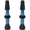 Image de WTB Valve Presta TCS en aluminium, 34 mm, bleu