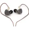 Image de Linsoul KZ ZSN Pro Écouteurs Intra-Auriculaires Hybrides en Métal avec Câble Détachable Encastré 2Pin, Panneau en Alliage de Zinc(Noir, sans Microphone)