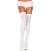 Image de Leg Avenue Bas blancs en nylon - Opaques