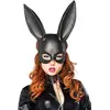 Image de LEG AVENUE 2628 - Masque de mascarade en forme de lapin, taille unique (noir)