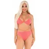 Image de Leg Avenue Soutien-Gorge à Bretelles Effet Cage/Slip Brésilien 1 Unité