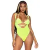 Image de Leg Avenue BH- und Unterhose Sets-8928422033, Jeu de Couches de Base Femme, Neon Yellow, One Size