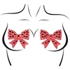 Image de Leg Avenue - Rhinestone bow nipple jewels, Taille Unique (Rouge)