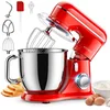 Image de KICHOT 4.5L Robot Pâtissier, 1300W 10Vitesses Robot de Cuisine Multifonction, Robot Mixeur Pâtisserie, Bol d'Acier Inoxydable, Fouet Batteur, Crochet