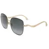 Image de Jimmy Choo Lunettes de Soleil MAMIE/S RHL GOLD BLACK 60/17/145 Femme